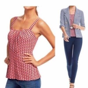 CABI #778 Dream Day Peplum Tank Top - Size 6